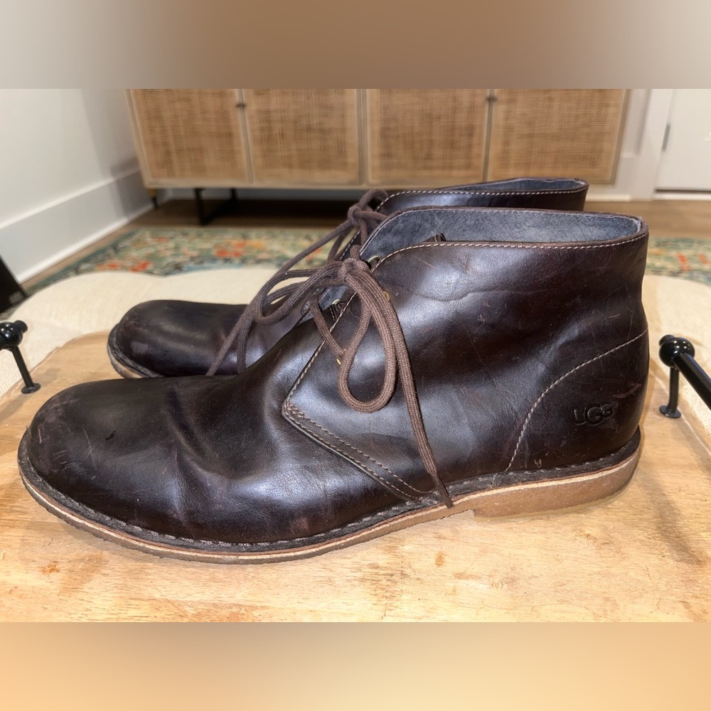 UGG Men's Leighton Chukka Boot 3275 Chocolate Brown Size 13 Great